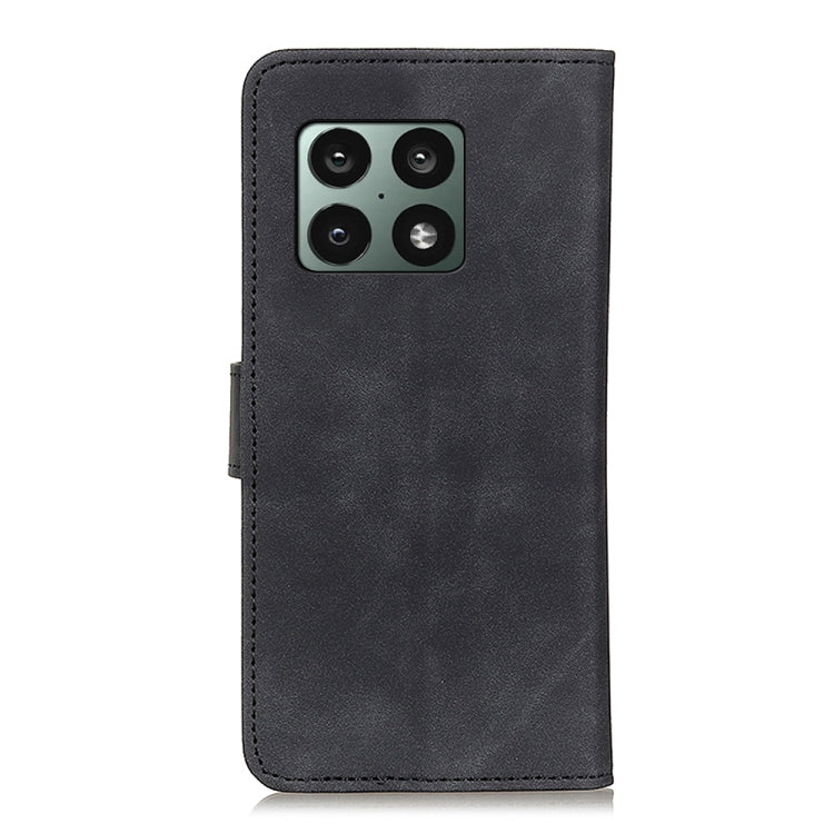 Black flip phone case with leather-like texture and camera cutout