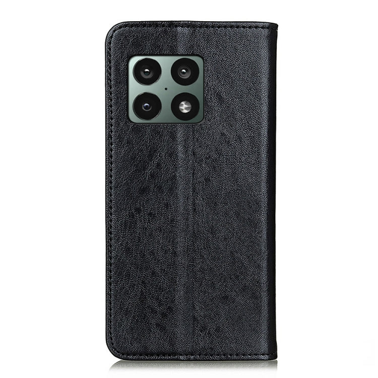 Black textured leather phone case with camera cutout