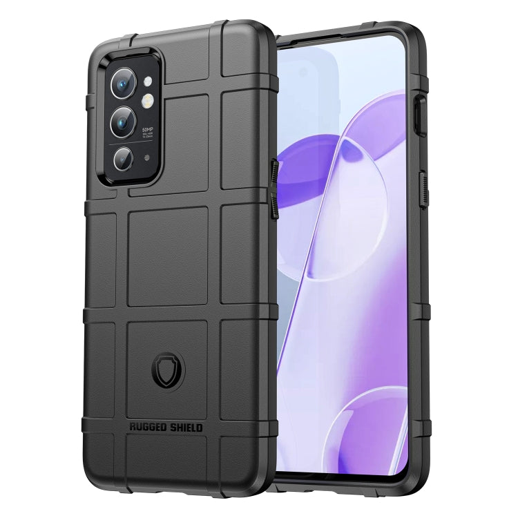 Black rugged TPU phone case with shockproof full-coverage design and camera cutouts