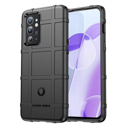 Black rugged TPU phone case with shockproof full-coverage design and camera cutouts
