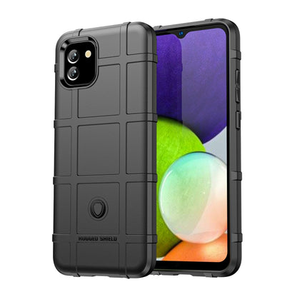 Black rugged TPU phone case with shockproof full coverage and textured back grip