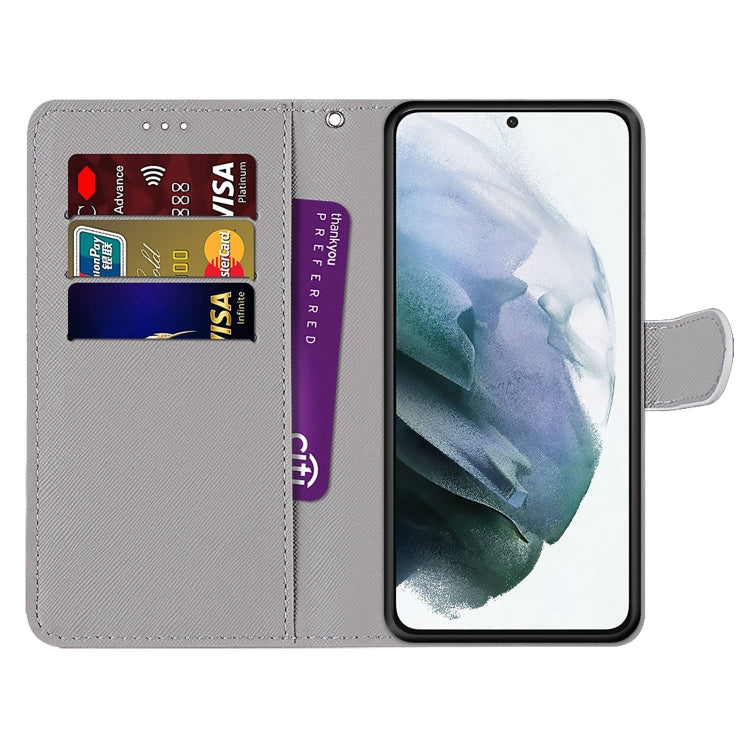 PU leather phone wallet case, light gray, card slots and flip cover with clasp