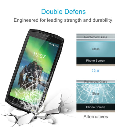 Tempered glass screen protectors shown as reinforced and impact-resistant