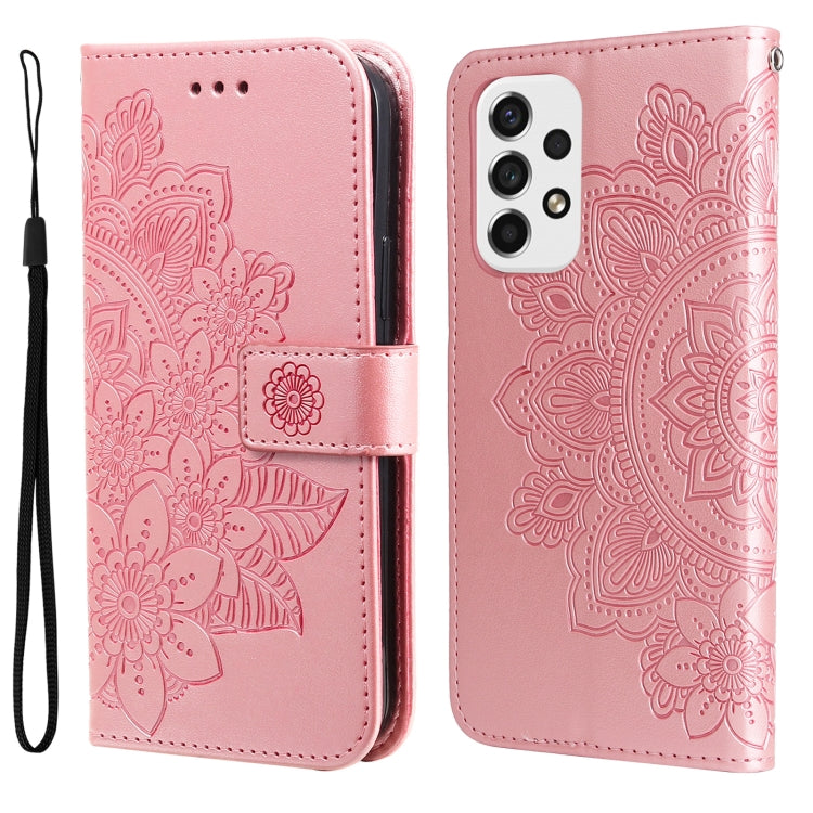 Light purple floral embossed flip phone case with wrist strap