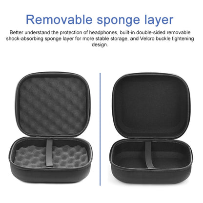 Headphone case with removable foam insert and soft shell