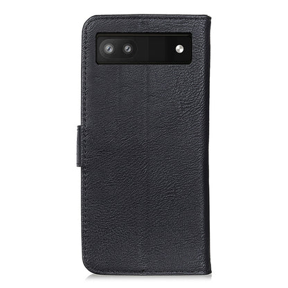 Black leather phone case with textured finish and camera cutout.