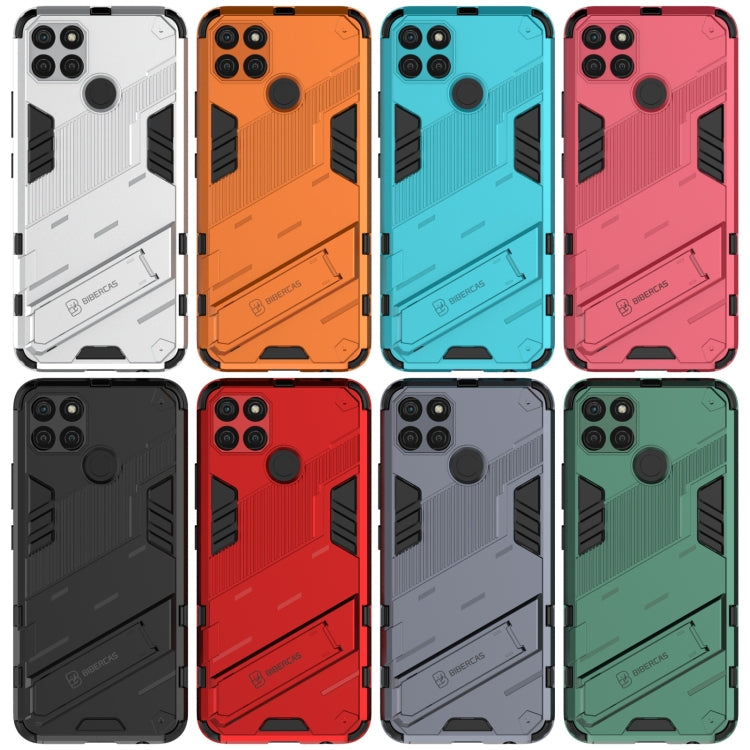 Set of 8 colors rugged shockproof TPU phone cases with armor design for Realme C21Y