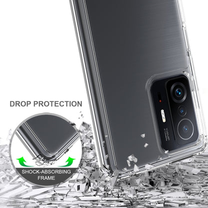 Clear shockproof phone case with reinforced drop-protection corners