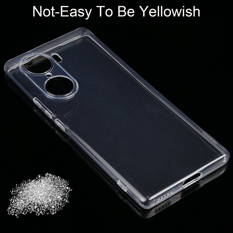 Clear TPU phone case with slim, transparent edges and back camera cutout