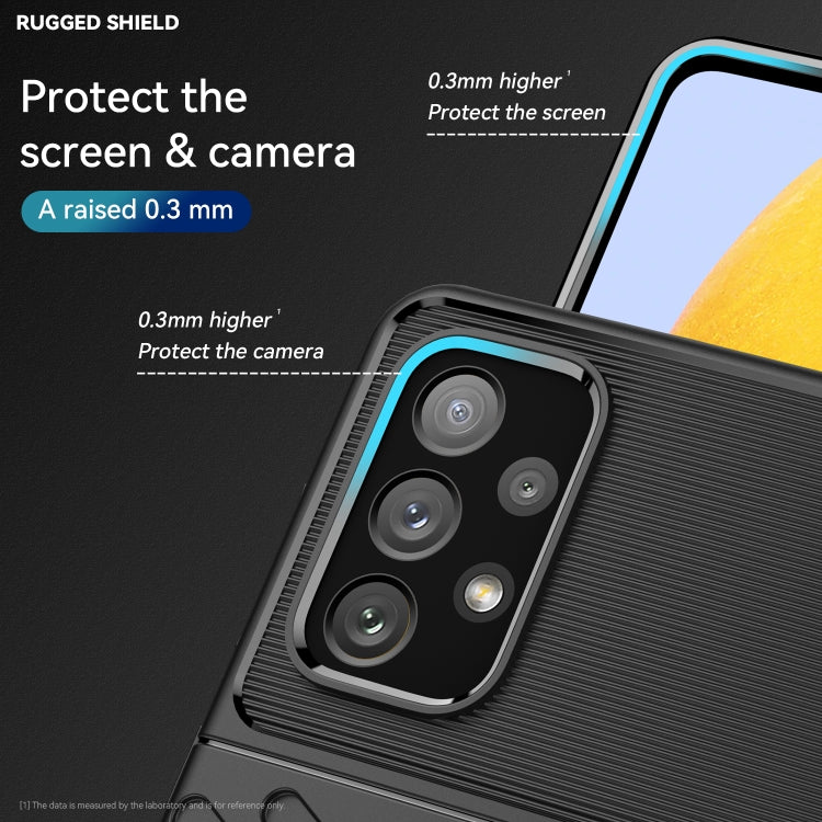 Rugged TPU phone case in black with raised camera surround and raised screen edge
