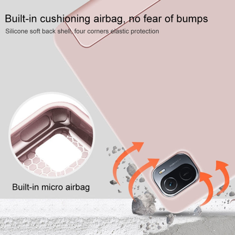 Pink tablet case with honeycomb airbag corner protection and cushioned back