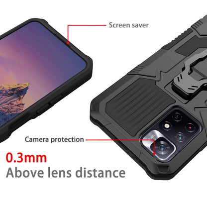 Rugged phone case with screen saver and raised camera protection