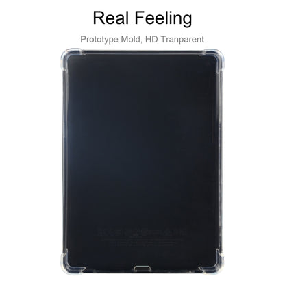 Transparent TPU tablet case, clear front cover with corner openings
