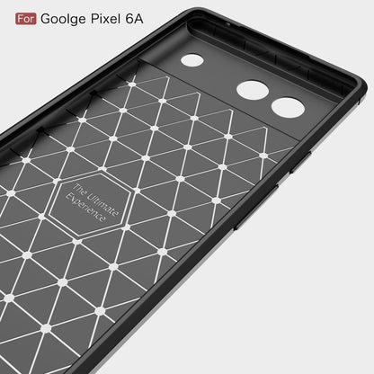Black TPU phone case interior with geometric pattern window for Google Pixel 6a