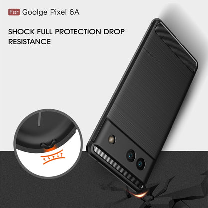 Black brushed carbon fiber texture TPU phone case with grippy side texture for drop protection