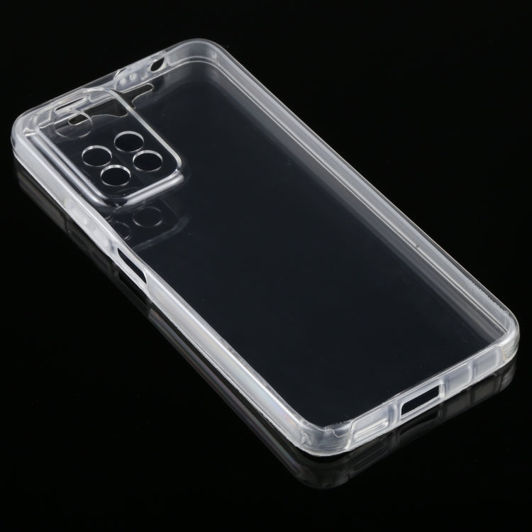 Transparent TPU/PC phone case for Xiaomi Redmi Note 11 Pro, back view