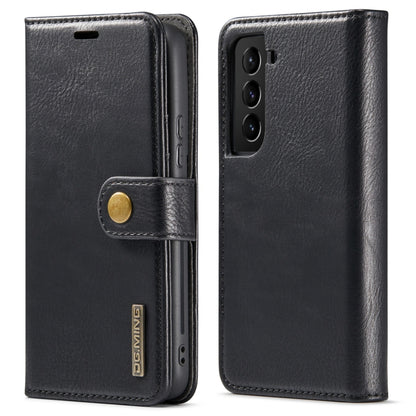 Black Crazy Horse texture folio phone case with magnetic clasp and card slot