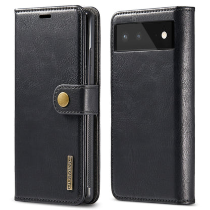 Black crazy-horse leather phone case with folio cover and magnetic snap, camera cutout