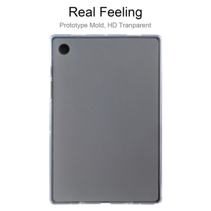Clear TPU tablet case with camera cutout, smooth fit