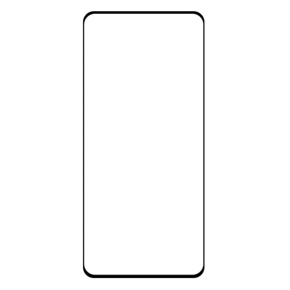 Full-coverage tempered glass screen protector panel with black border