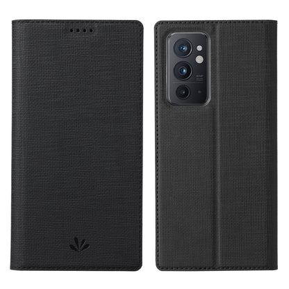 Black folio phone case with magnetic closure and camera cutout, protective cover