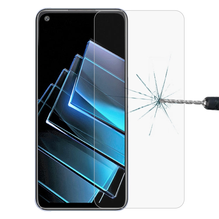 Tempered glass screen protector film for curved smartphone screens, clear 2.5D fit