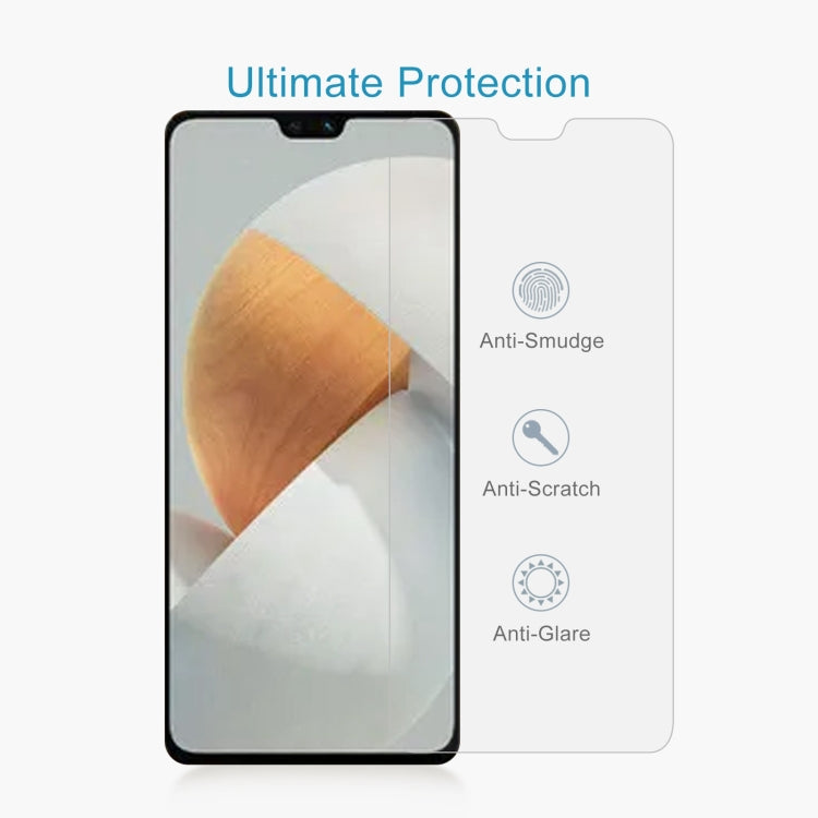 Tempered glass screen protector film with anti-smudge, anti-scratch, anti-glare
