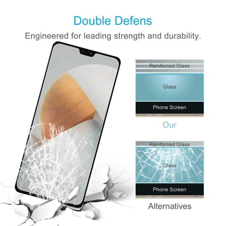 Tempered glass screen protector with reinforced glass layer for durable protection