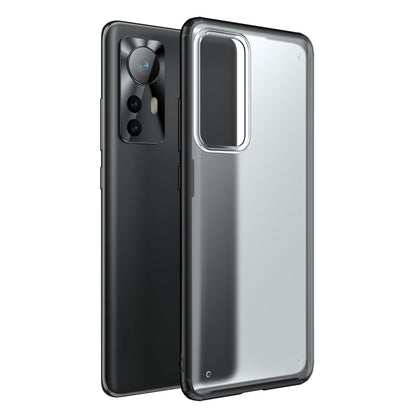 Black shockproof phone case with raised camera bezel and protective corners