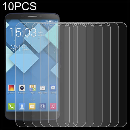 10-pack 2.5D tempered glass screen protector set with curved edge shields