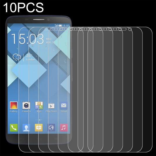 10-pack 2.5D tempered glass screen protector set with curved edge shields