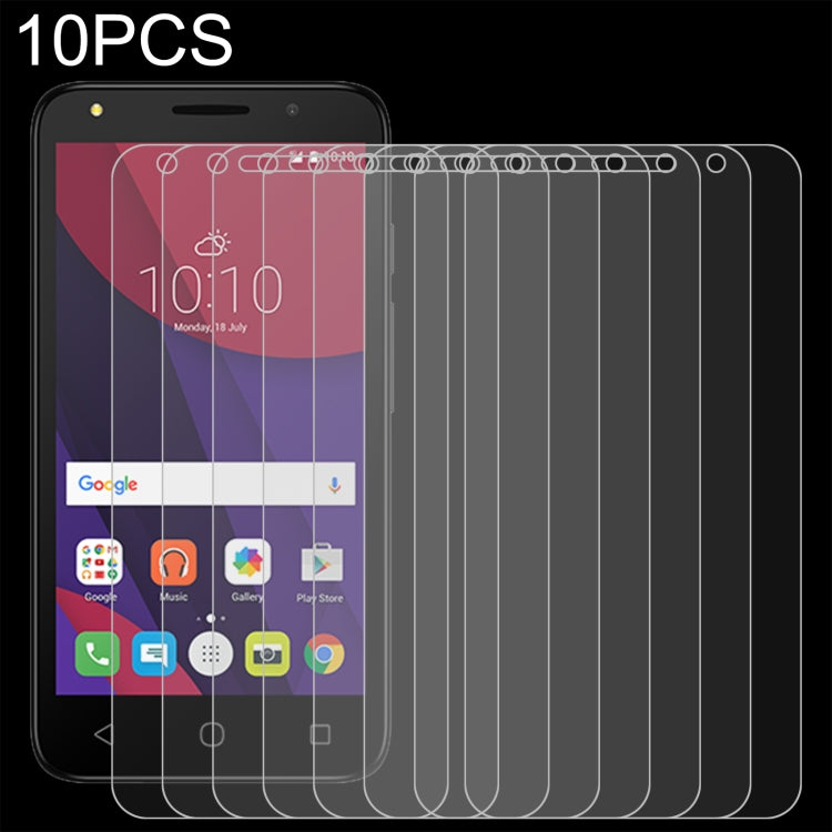 10-pack clear tempered glass screen protector films with 2.5D rounded edges