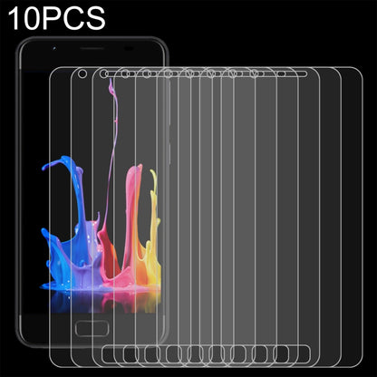 Ten 0.26mm 9H tempered glass screen protector films with smooth 2.5D edges