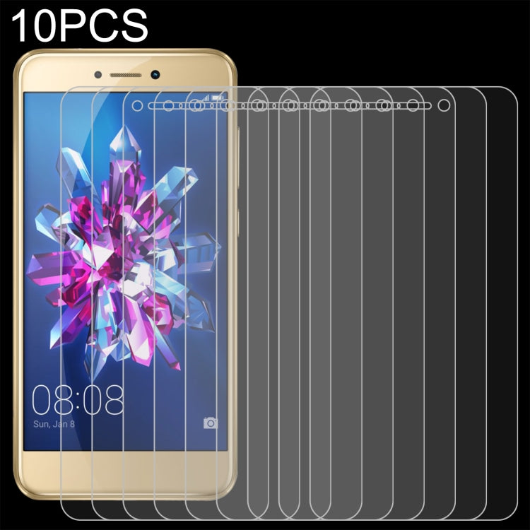 10-pack tempered glass screen protector set overlay on a phone display