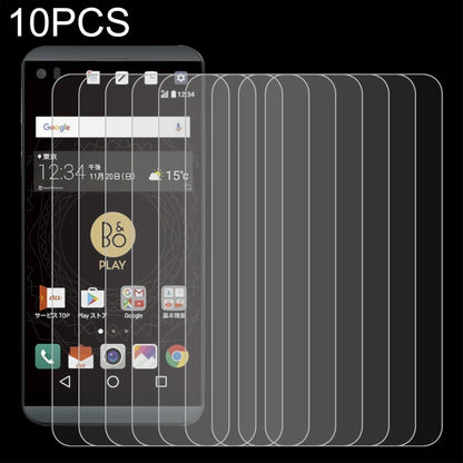 10-pack clear tempered glass screen protector films with 2.5D rounded edges
