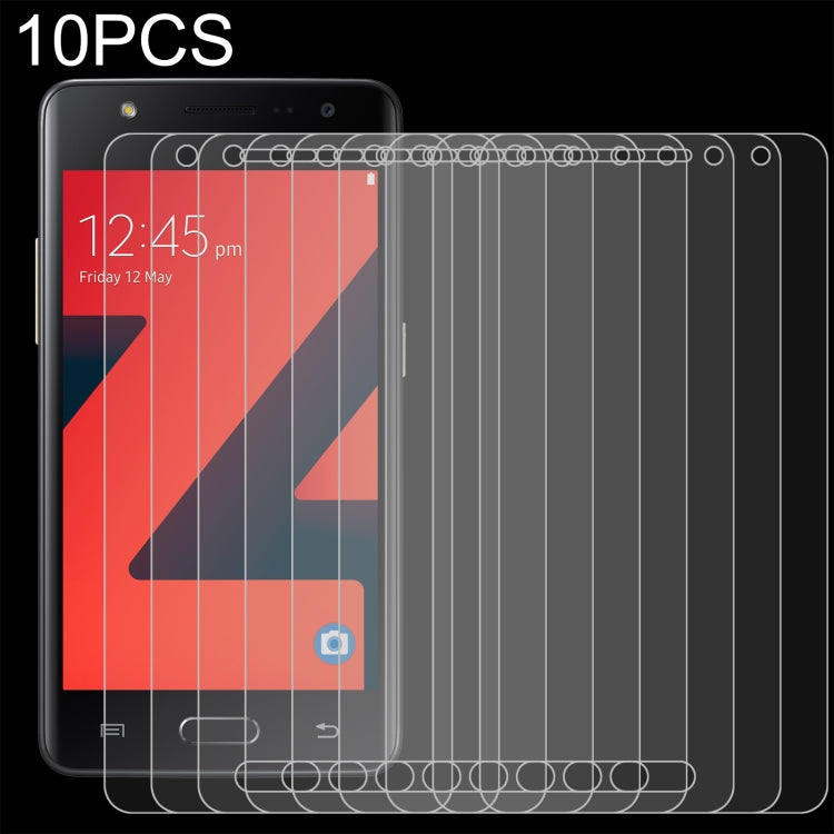 10-pack 2.5D tempered glass screen protector film set for smartphone display