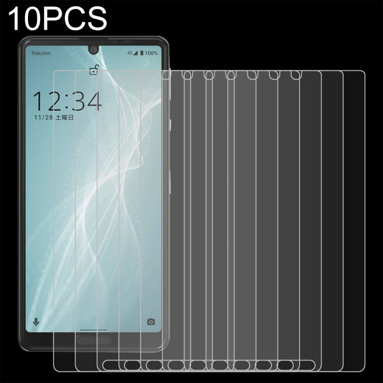 Tempered glass screen protector films (10 pack) with 9H strength and 2.5D edge shaping