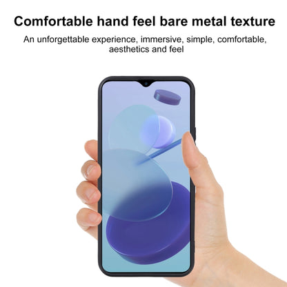 Black TPU phone case with secure fit and camera and speaker cutouts