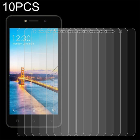 10-pack tempered glass screen protectors, 0.26mm, 2.5D rounded edge, clear