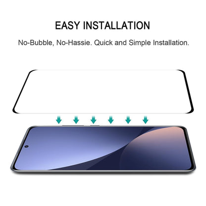 Curved tempered glass screen protector showing easy bubble-free installation