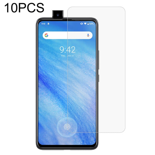 Tempered glass screen protector film set for UMIDIGI S5 Pro, clear 2.5D glass