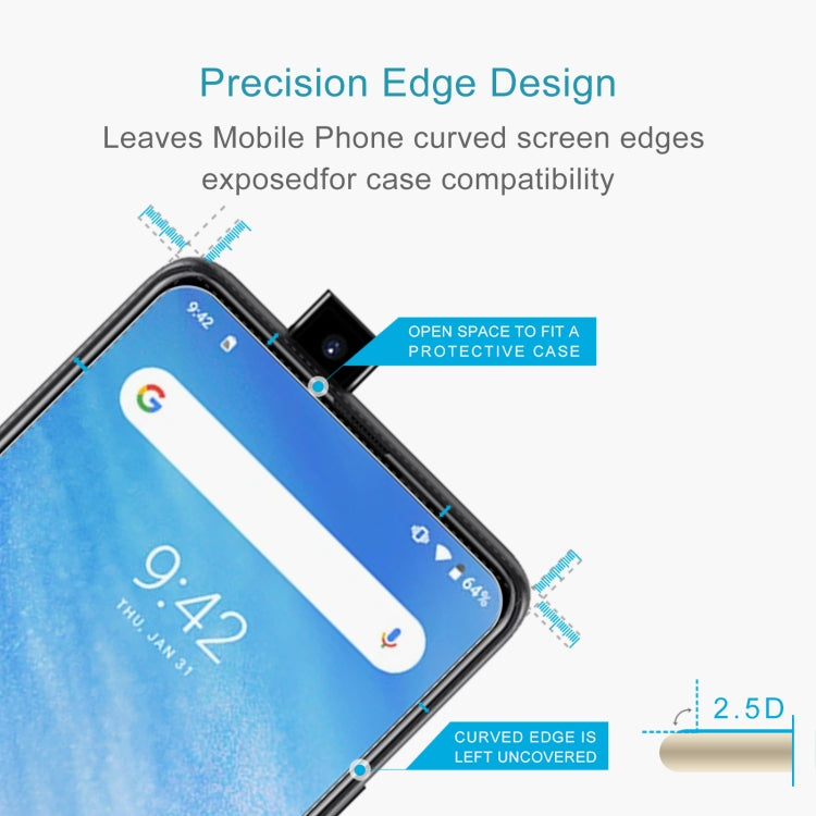 Tempered glass screen protector with 2.5D curved edge for UMIDIGI S5 Pro