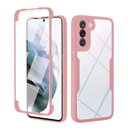 Pink shockproof phone case with 360-degree full coverage and camera openings