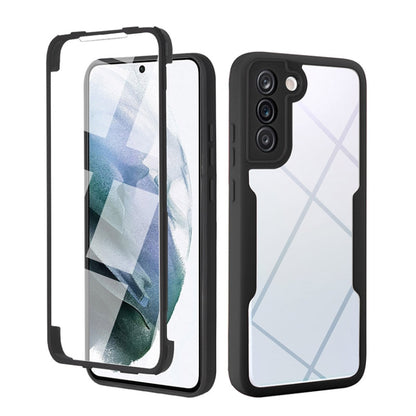 Black shockproof phone case with 360-degree full coverage and camera openings