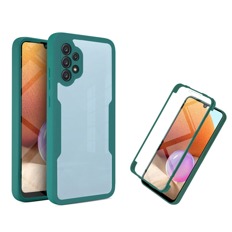 Teal acrylic TPU phone case with 360° full coverage, shockproof corners