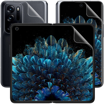 Set of clear hydrogel screen and back protectors, full coverage for OPPO Find N