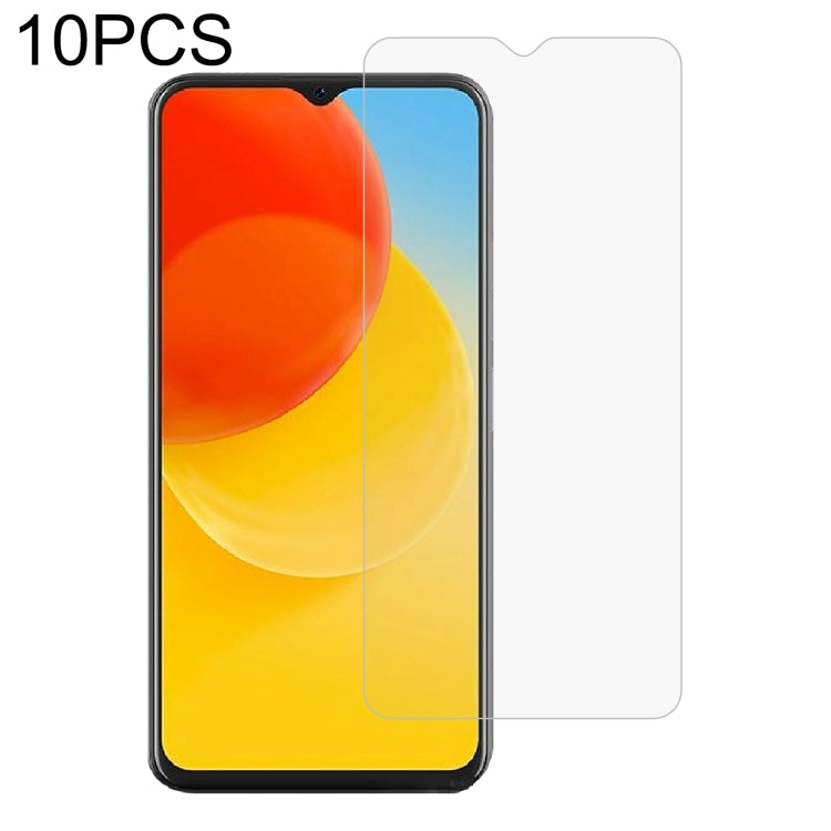 Tempered glass screen protector set for smartphone front with curved protective film
