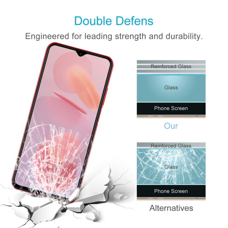 Tempered glass screen protector with reinforced glass for added durability