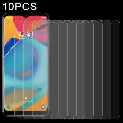 10-pack clear 2.5D 9H tempered glass screen protector set for phone display