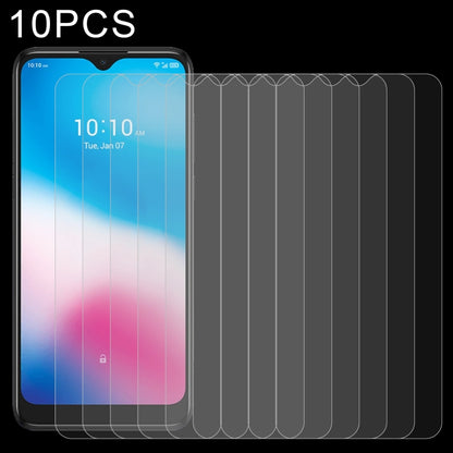 10-pack tempered glass screen protector sheets, 2.5D 9H clear film for phone